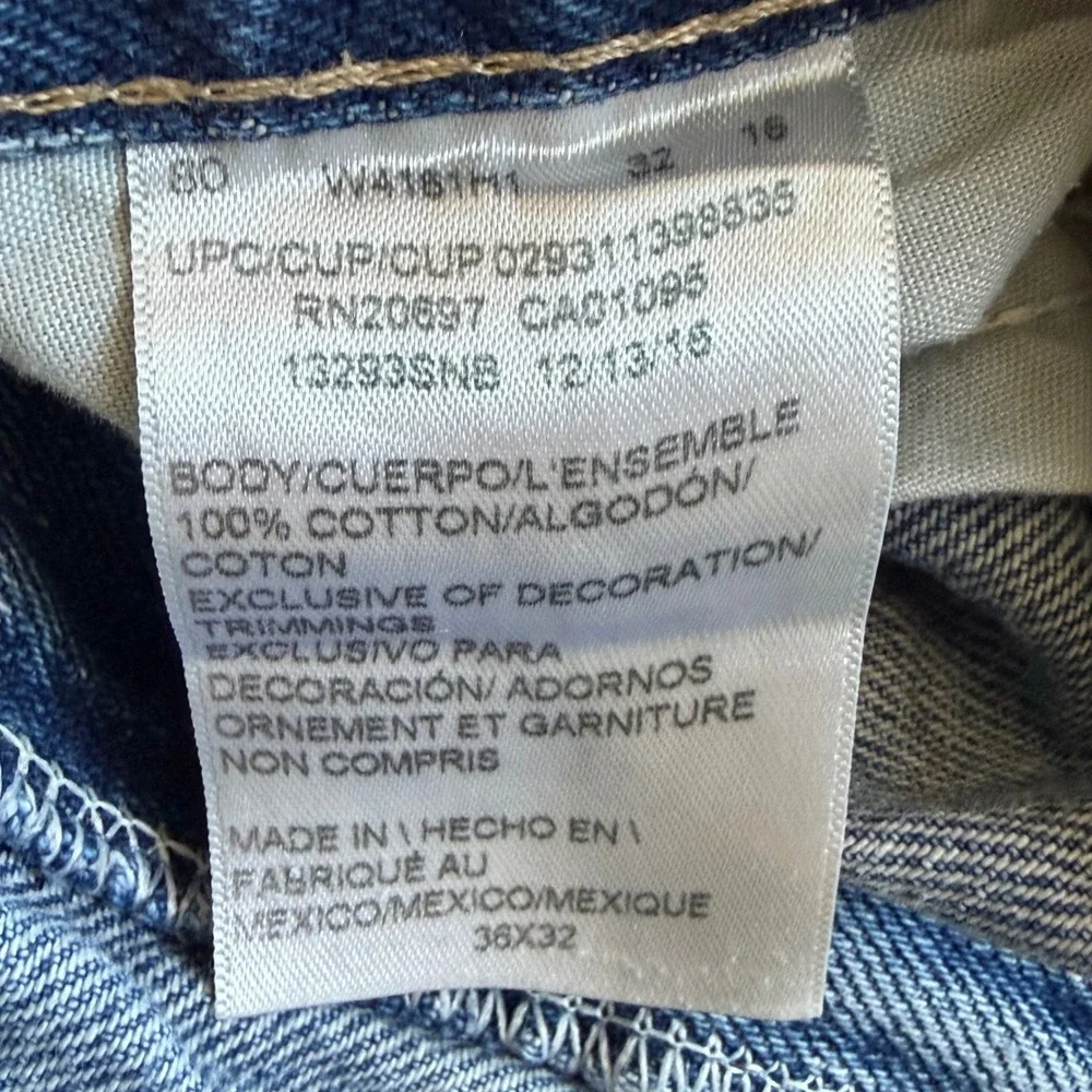 Dickies Relaxed Fit Straight Leg Jeans Mens 36x32 Blue Denim Workwear W4181H1